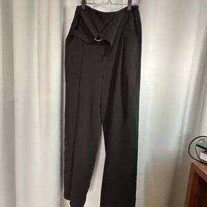 Allie Rose Black wide leg trousers Women's Size Large